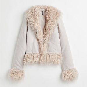 H&M tie front jacket size S